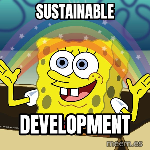 spongebob rainbow meme: SUSTAINABLE / DEVELOPMENT