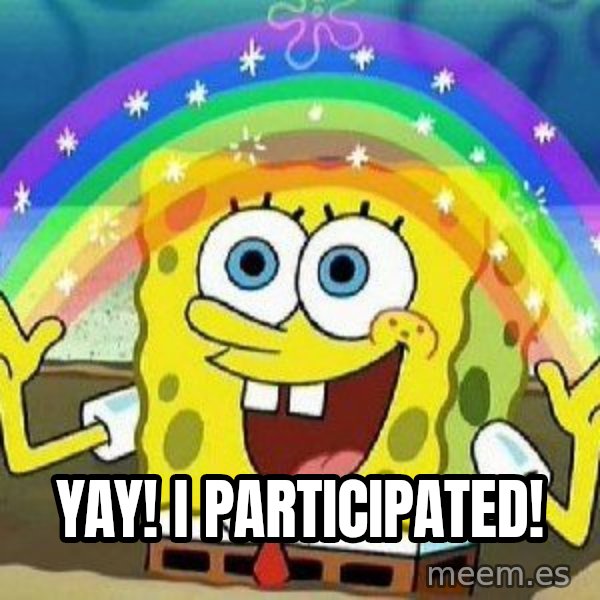 Imagination meme: YAY! I PARTICIPATED!