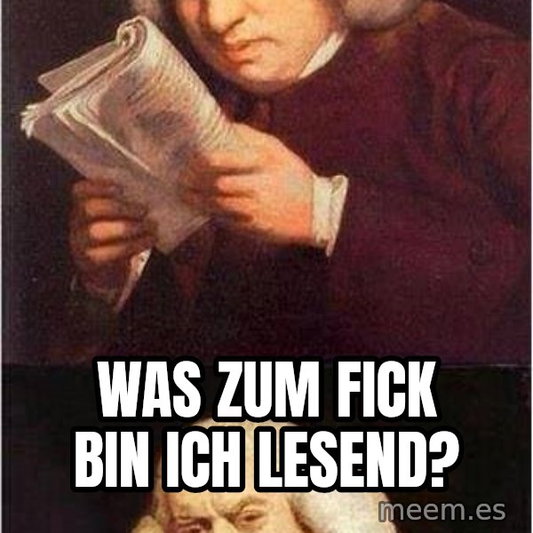 Samuel Johnson meme: Was zum Fick bin ich lesend?