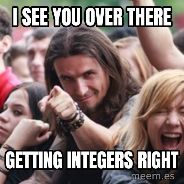 Ridiculously Photogenic Metalhead meme: i see you over there / getting integers right