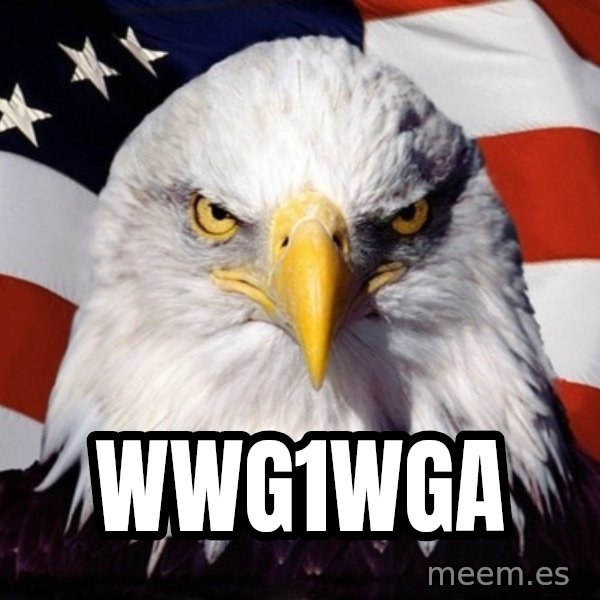 American Pride Eagle meme: WWG1WGA