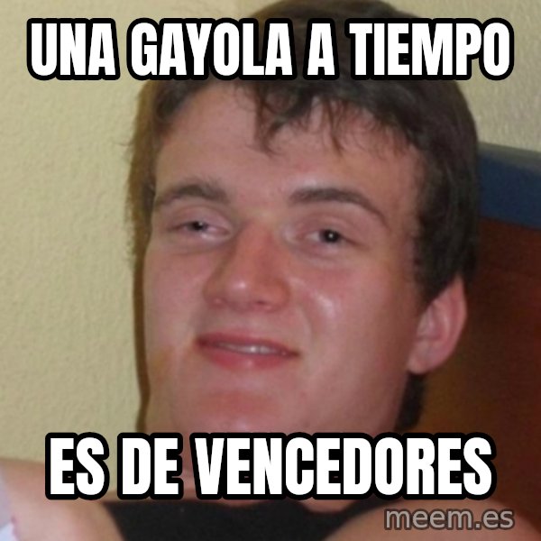Stoner Stanley meme: una gayola a tiempo / es de vencedores