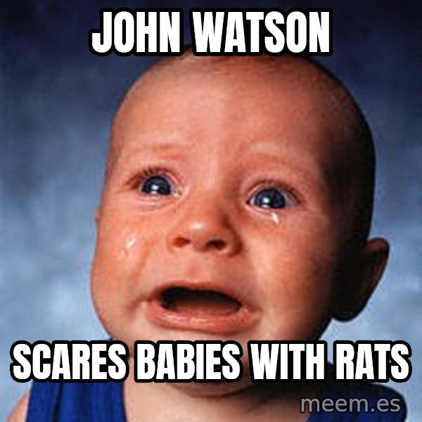 Crying Baby meme: John Watson / scares babies with rats