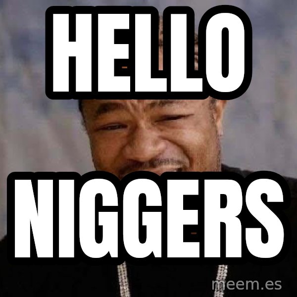 Yo Dawg meme: hello / niggers