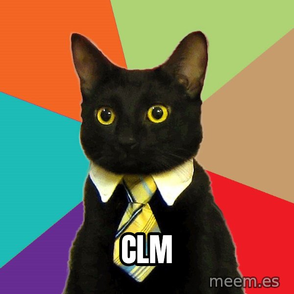 Business Cat meme: CLM