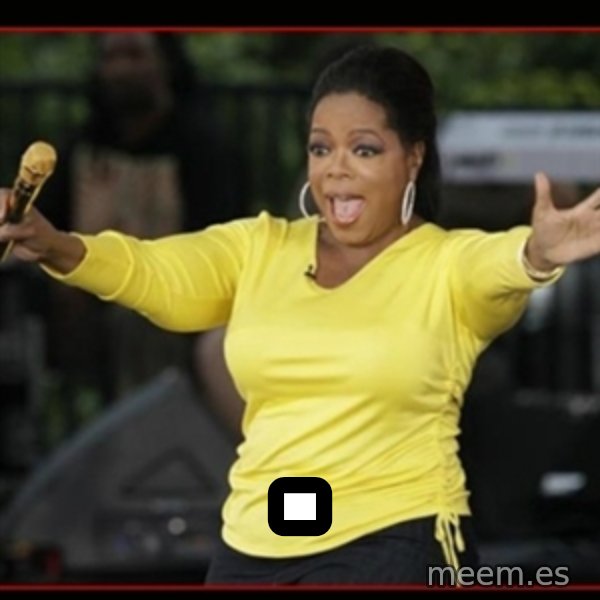 Overly-Excited Oprah!!!  meme: .