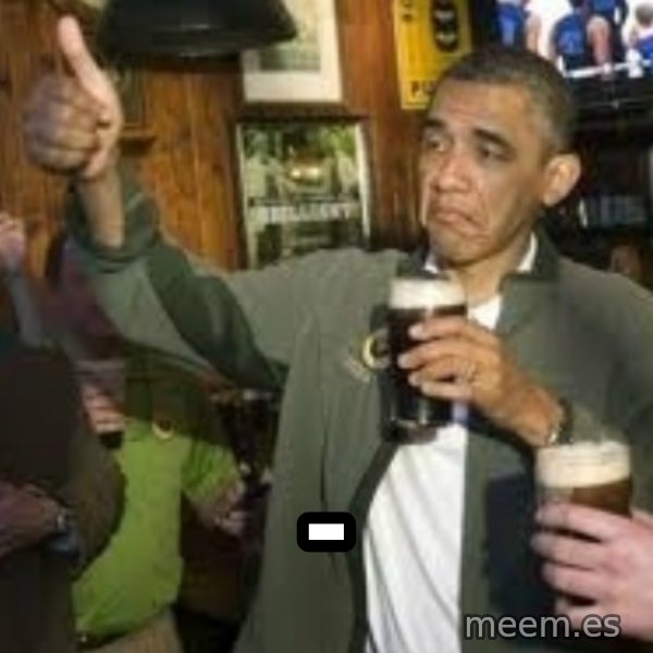 obama beer meme: -