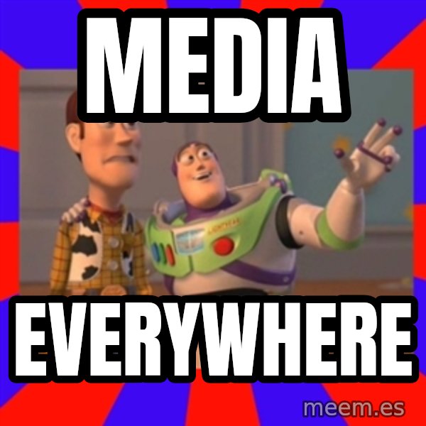 X, X Everywhere  meme: media / everywhere