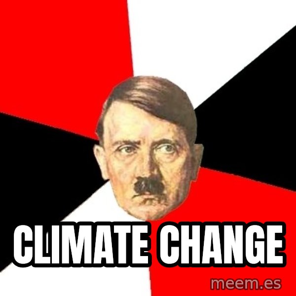 Advice Hitler meme: climate change
