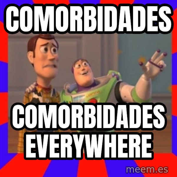 X, X Everywhere  meme: Comorbidades / Comorbidades everywhere