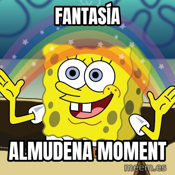 spongebob rainbow meme: fantasía / Almudena Moment