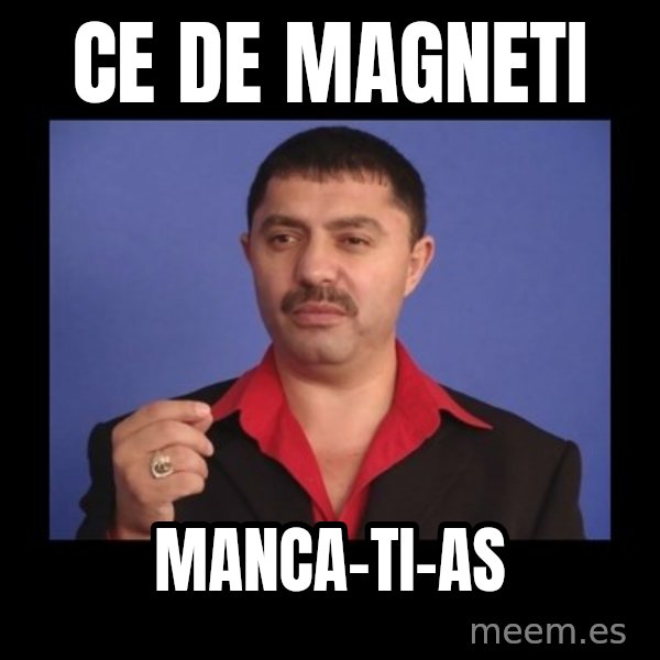 Manelistul Nicolae Guta meme: CE DE MAGNETI / MANCA-TI-AS