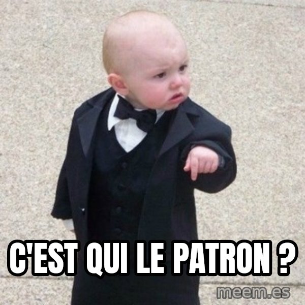 Mafia Baby meme: C'est qui le patron ?
