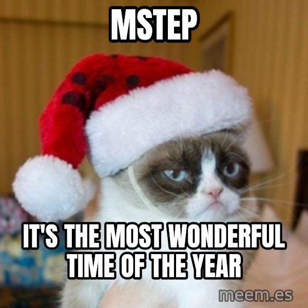 Grumpy Cat Santa Hat meme: MSTEP / It's the most wonderful time of the year