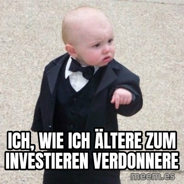 Mafia Baby meme: Ich, wie ich ältere zum investieren verdonnere