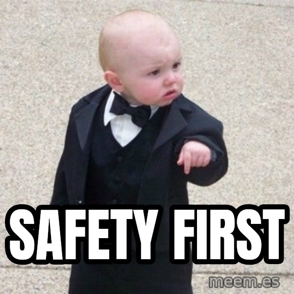 Mafia Baby meme: Safety First