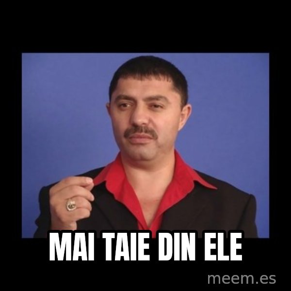 Manelistul Nicolae Guta meme: Mai taie din ele