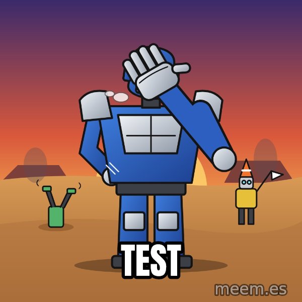 Commander Facepalm meme: test