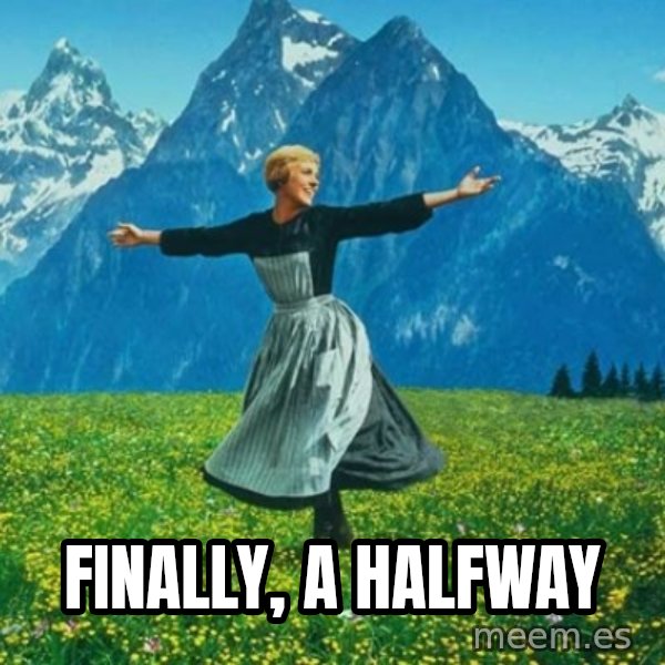 Look at All the Fucks I Give meme: finally, a halfway