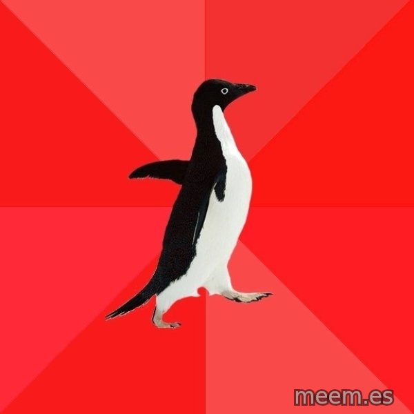 Socially Awesome Penguin meme template