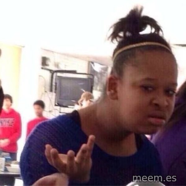 Confused Black Girl meme template