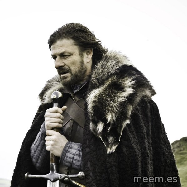 Sean Bean Game Of Thrones meme template