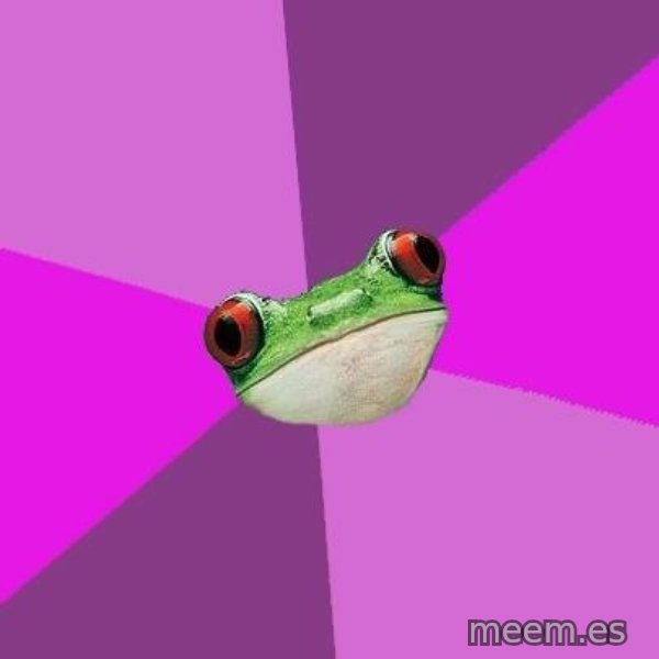 Foul Bachelorette Frog meme template