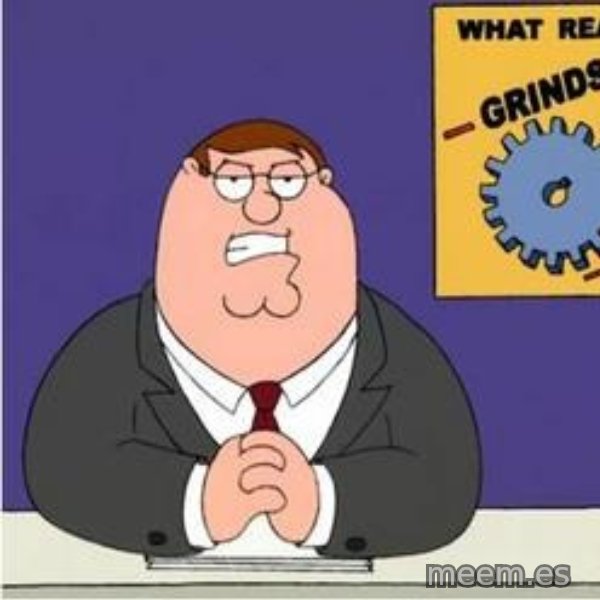 Grinds My Gears Peter Griffin meme template