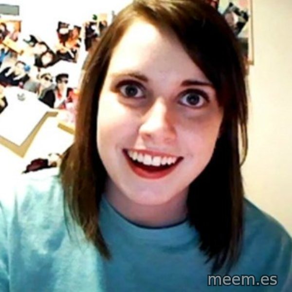 Overly Obsessed Girlfriend meme template