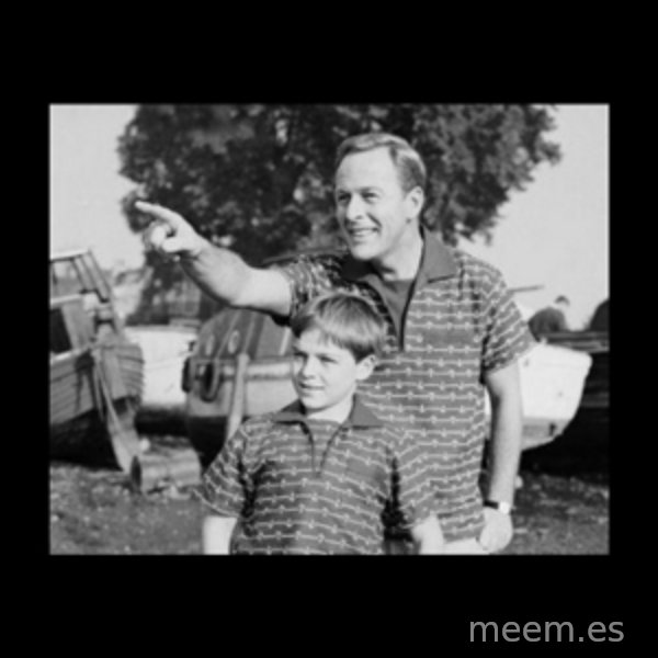 look son a faggot meme template
