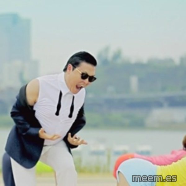 Gangnam Style meme template
