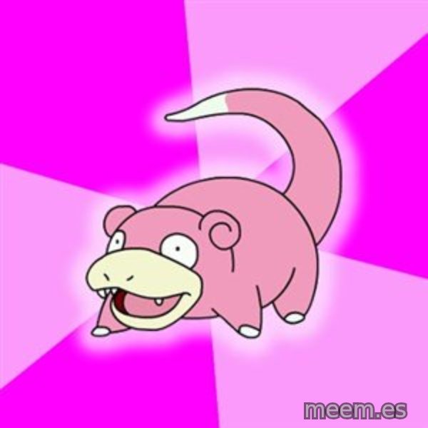 Slowpoke meme template