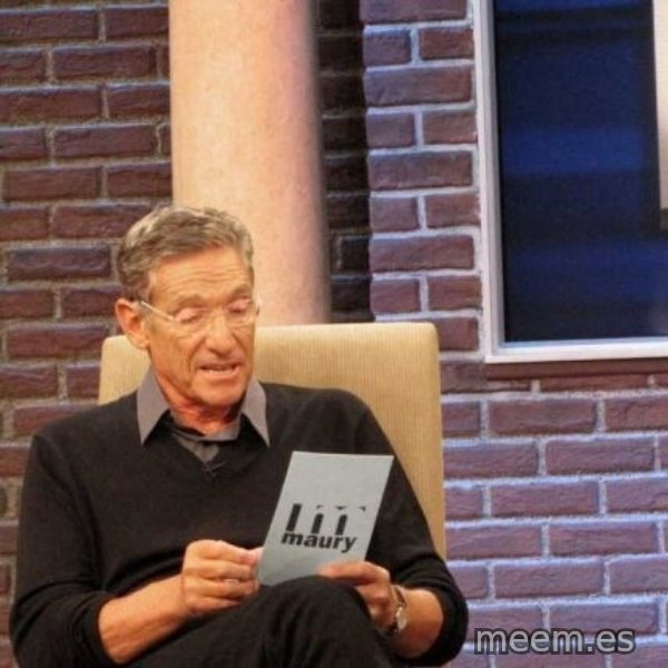 Maury Lie Detector meme template