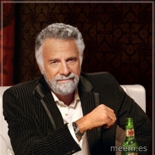 Dos Equis Guy gives advice meme template