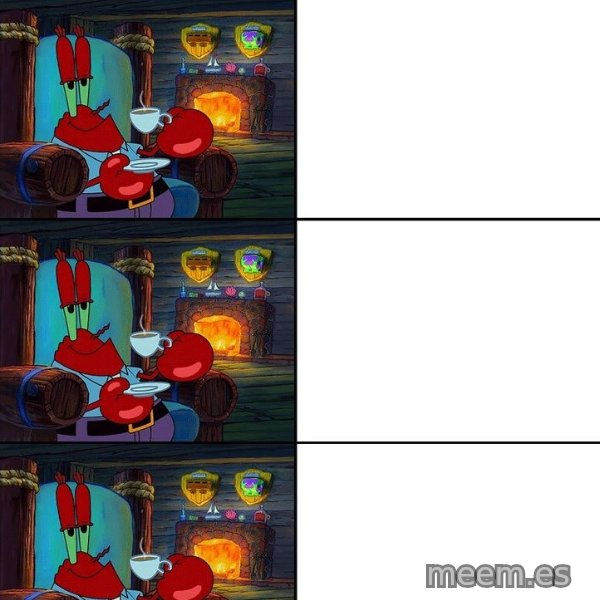 Shocked Mr. Krabs meme template