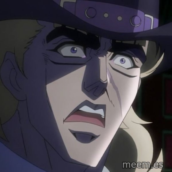 Speedwagon Is Afraid meme template