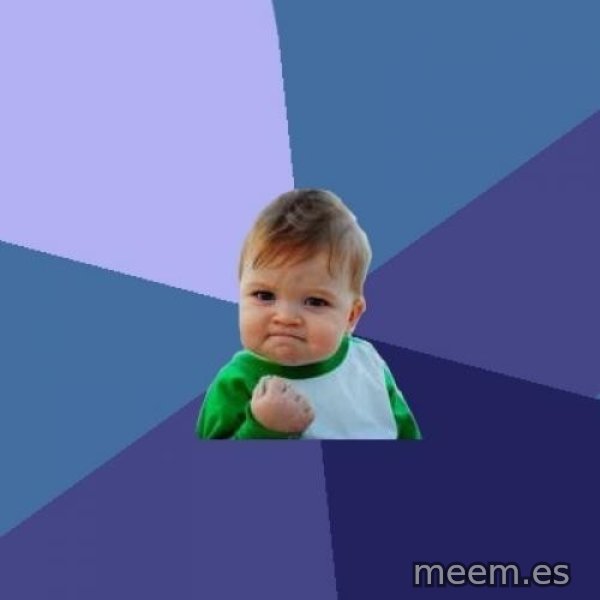 הילד המצליח (Success Kid) meme template